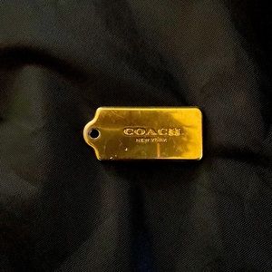 Gold-Tone Coach hangtag- perfect as a replacement tag!